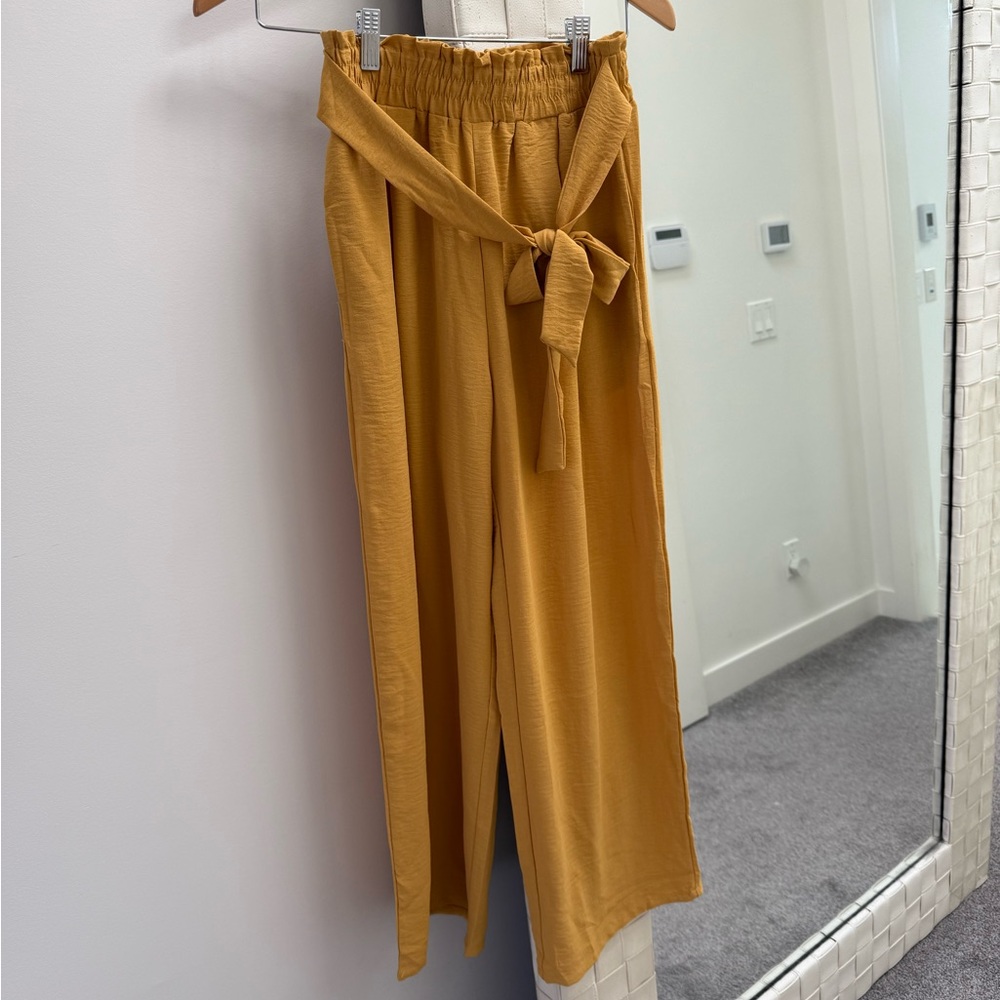 Mustard Yellow Women's Pants